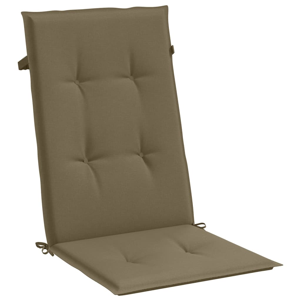 vidaXL Perne scaun spătar înalt 6buc melanj gri taupe120x50x4cm textil vidaXL Perne scaun spătar înalt 6buc melanj gri taupe120x50x4cm textil