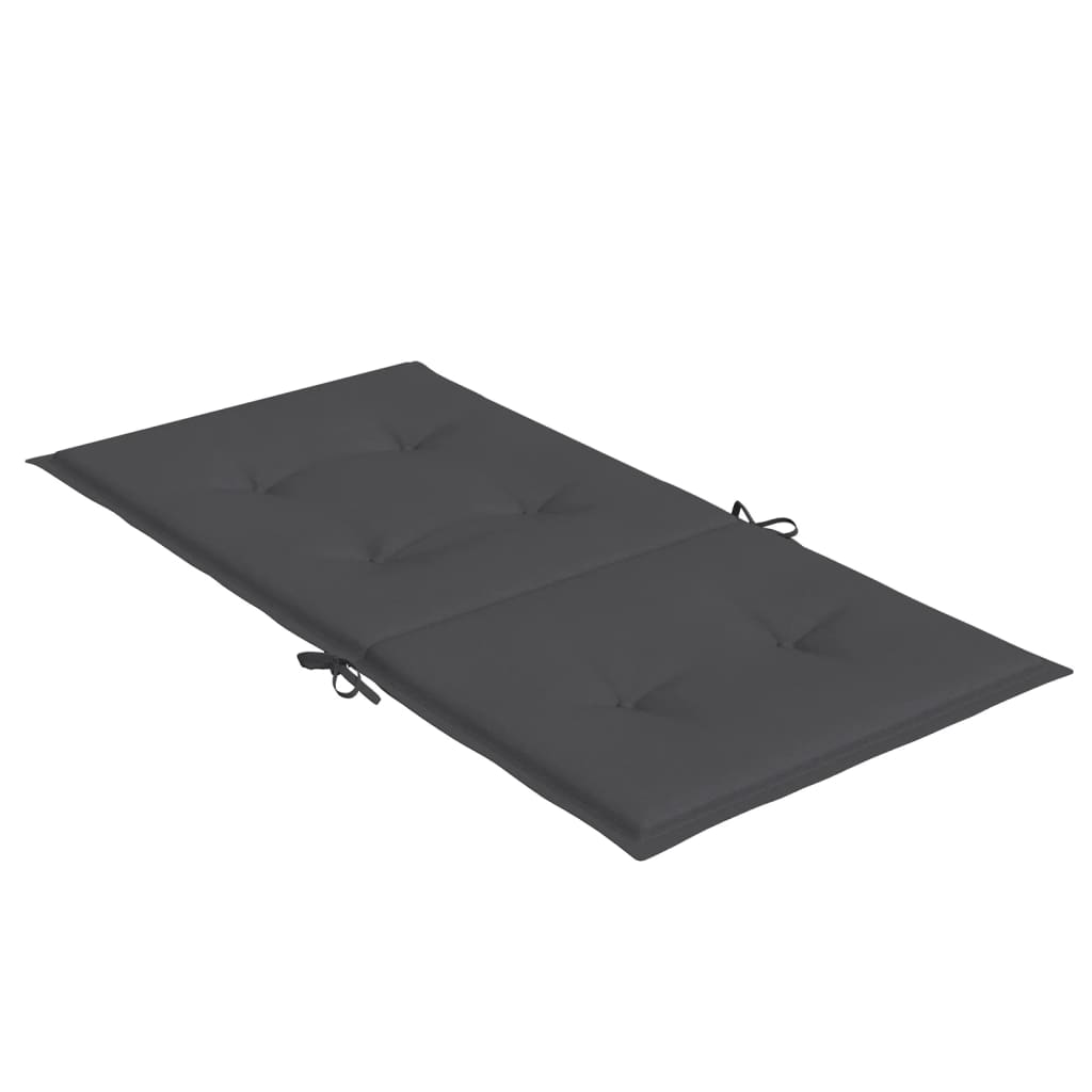vidaXL Perne scaun spătar mic 4 buc. melanj antracit 100x50x4cm textil vidaXL Perne scaun spătar mic 4 buc. melanj antracit 100x50x4cm textil