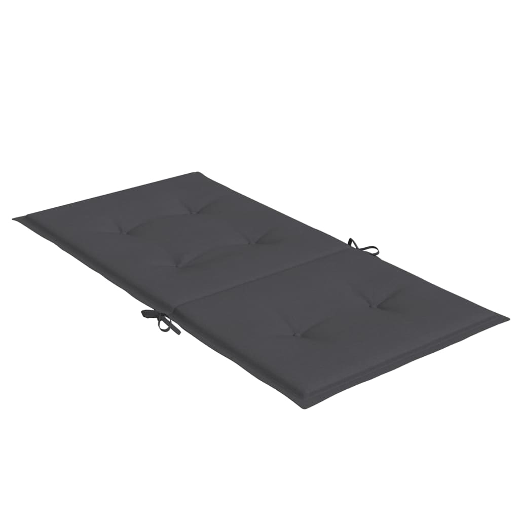 vidaXL Perne scaun spătar mic 6 buc. melanj antracit 100x50x4cm textil vidaXL Perne scaun spătar mic 6 buc. melanj antracit 100x50x4cm textil