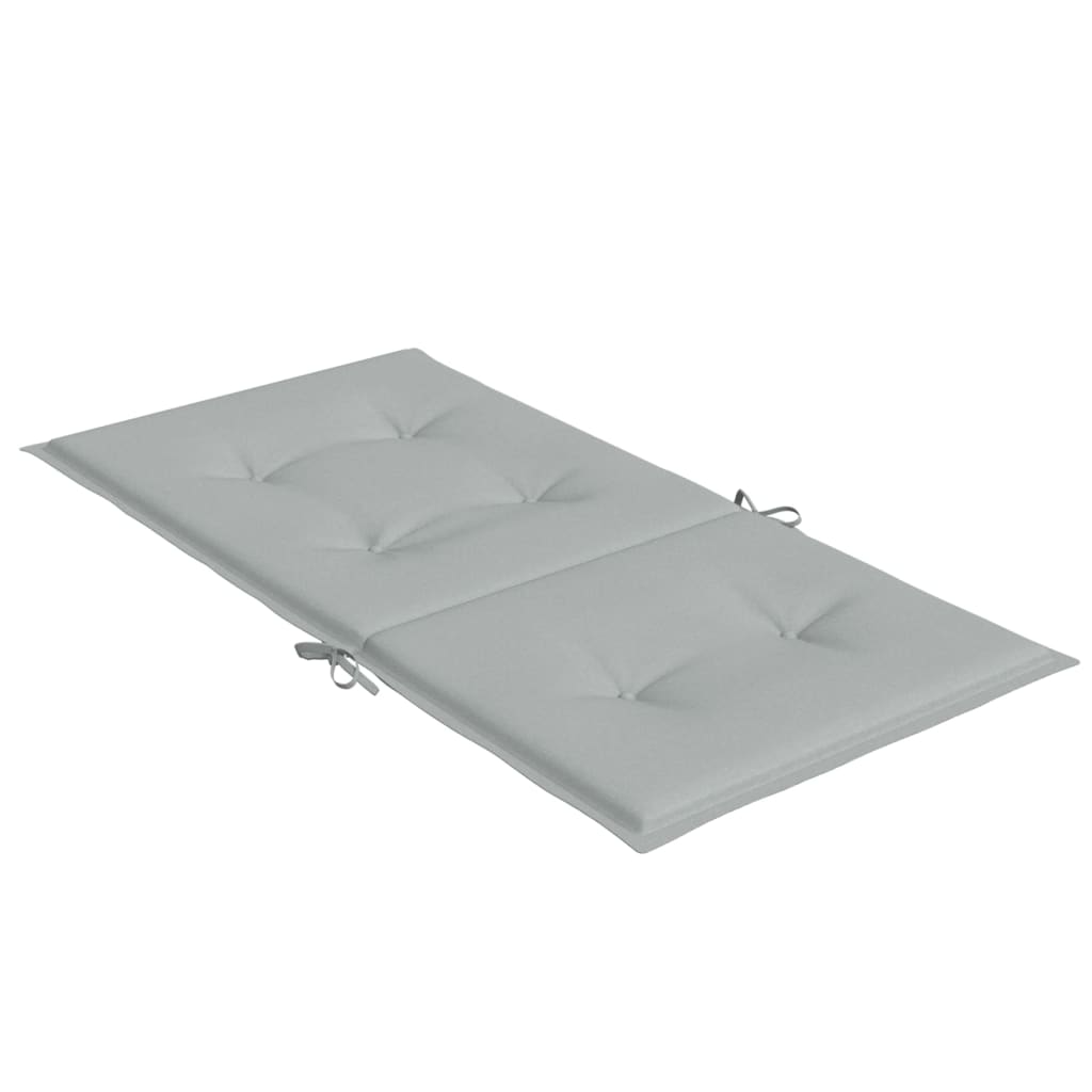 vidaXL Perne scaun cu spătar scund 4 buc. melanj gri 100x50x4cm textil