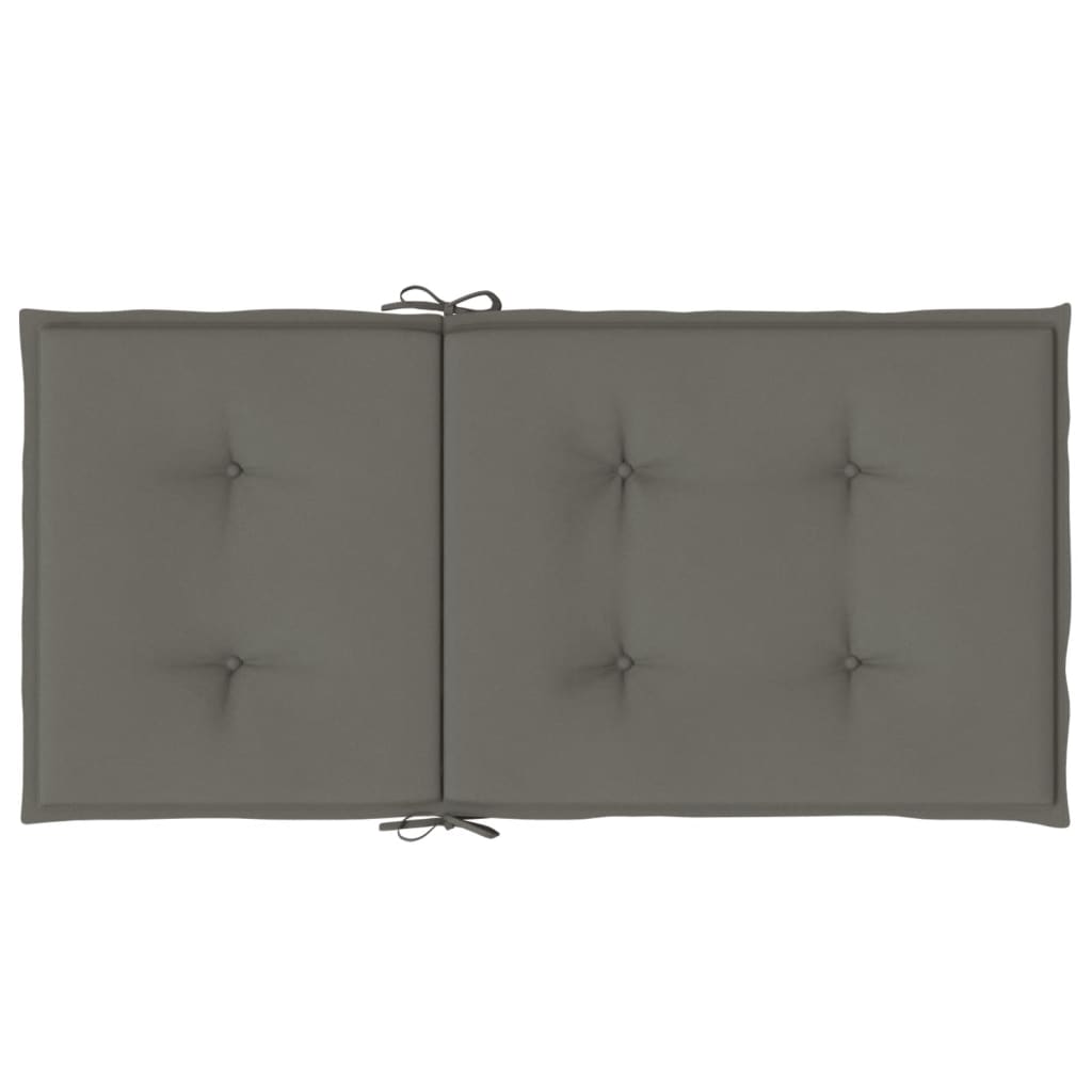 vidaXL Perne scaun cu spătar scund 6 buc. melanj gri 100x50x4cm textil