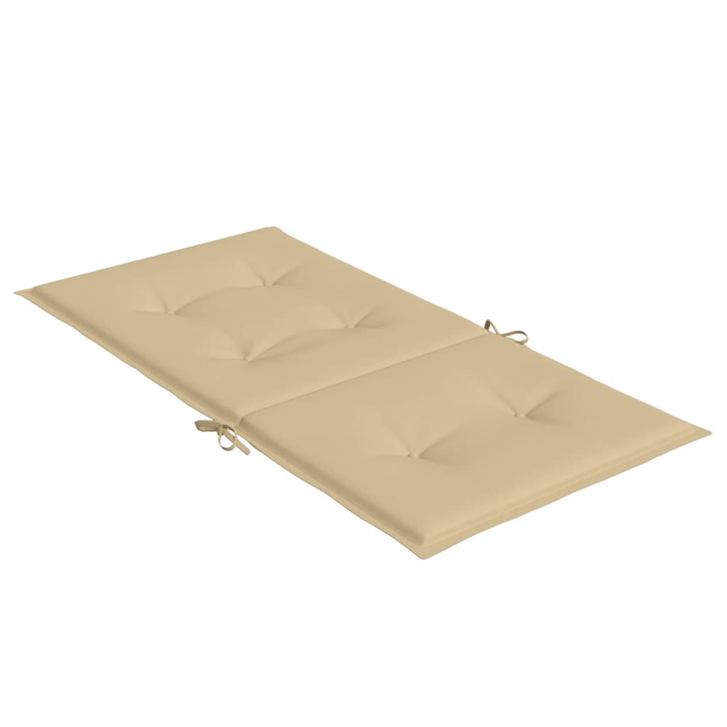 vidaXL Perne scaun cu spătar mic, 2 buc. melanj bej 100x50x4 cm textil vidaXL Perne scaun cu spătar mic, 2 buc. melanj bej 100x50x4 cm textil