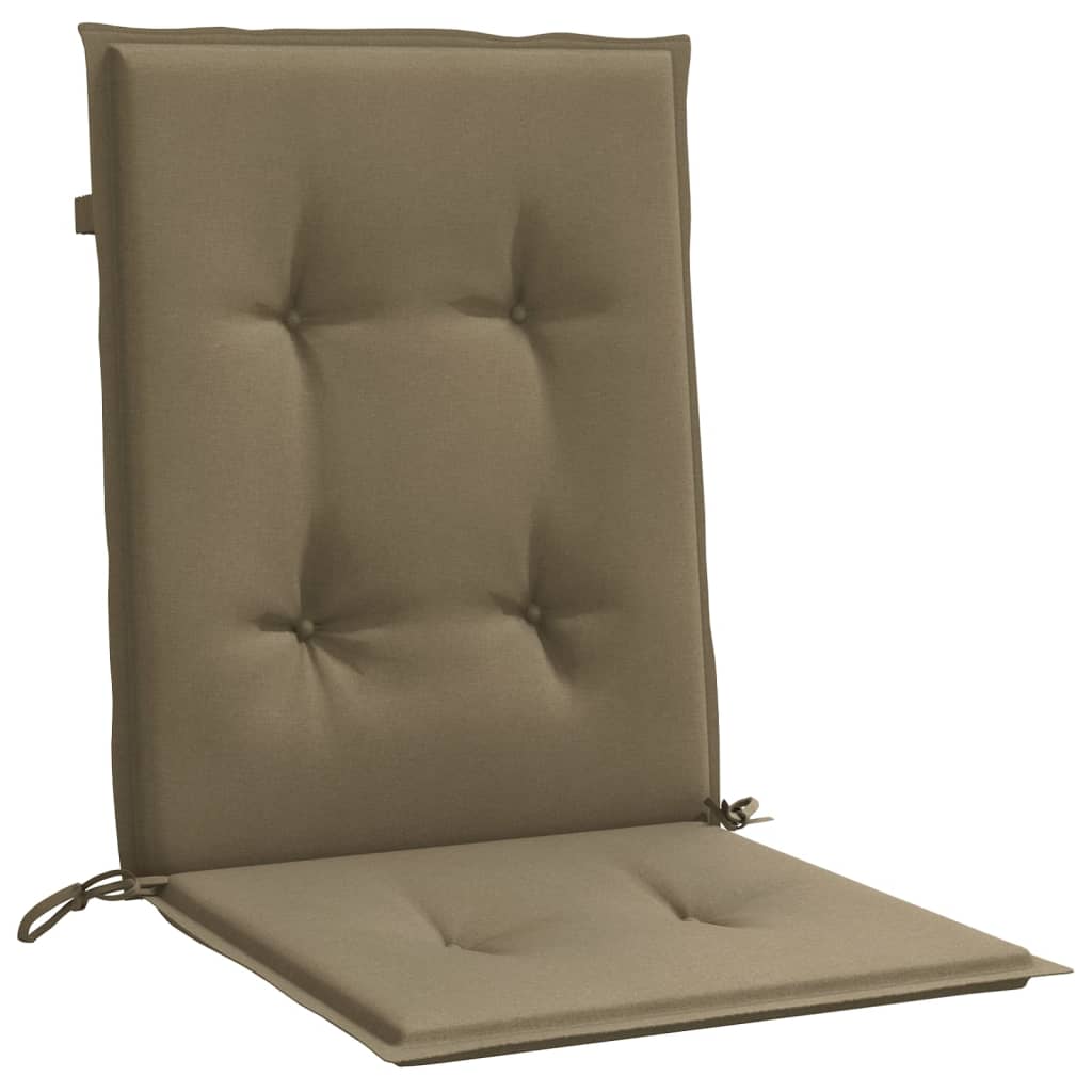 vidaXL Perne scaun cu spătar mic 2 buc. melanj taupe 100x50x4cm textil vidaXL Perne scaun cu spătar mic 2 buc. melanj taupe 100x50x4cm textil
