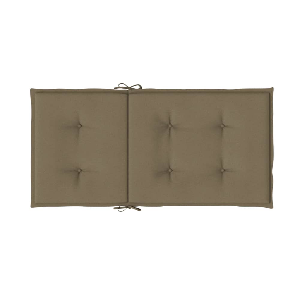 vidaXL Perne scaun cu spătar mic 4 buc. melanj taupe 100x50x4cm textil vidaXL Perne scaun cu spătar mic 4 buc. melanj taupe 100x50x4cm textil