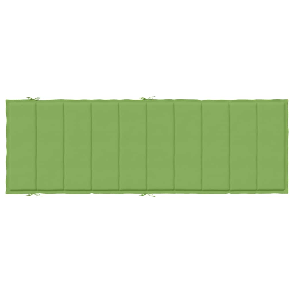 vidaXL Pernă de șezlong, melanj verde, 186x58x4 cm textil