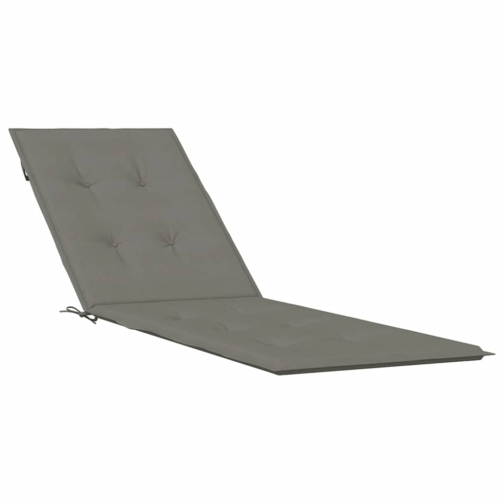 vidaXL Pernă de șezlong, melanj gri închis, (75+105) x 50 x 4 cm textil vidaXL Pernă de șezlong, melanj gri închis, (75+105) x 50 x 4 cm textil