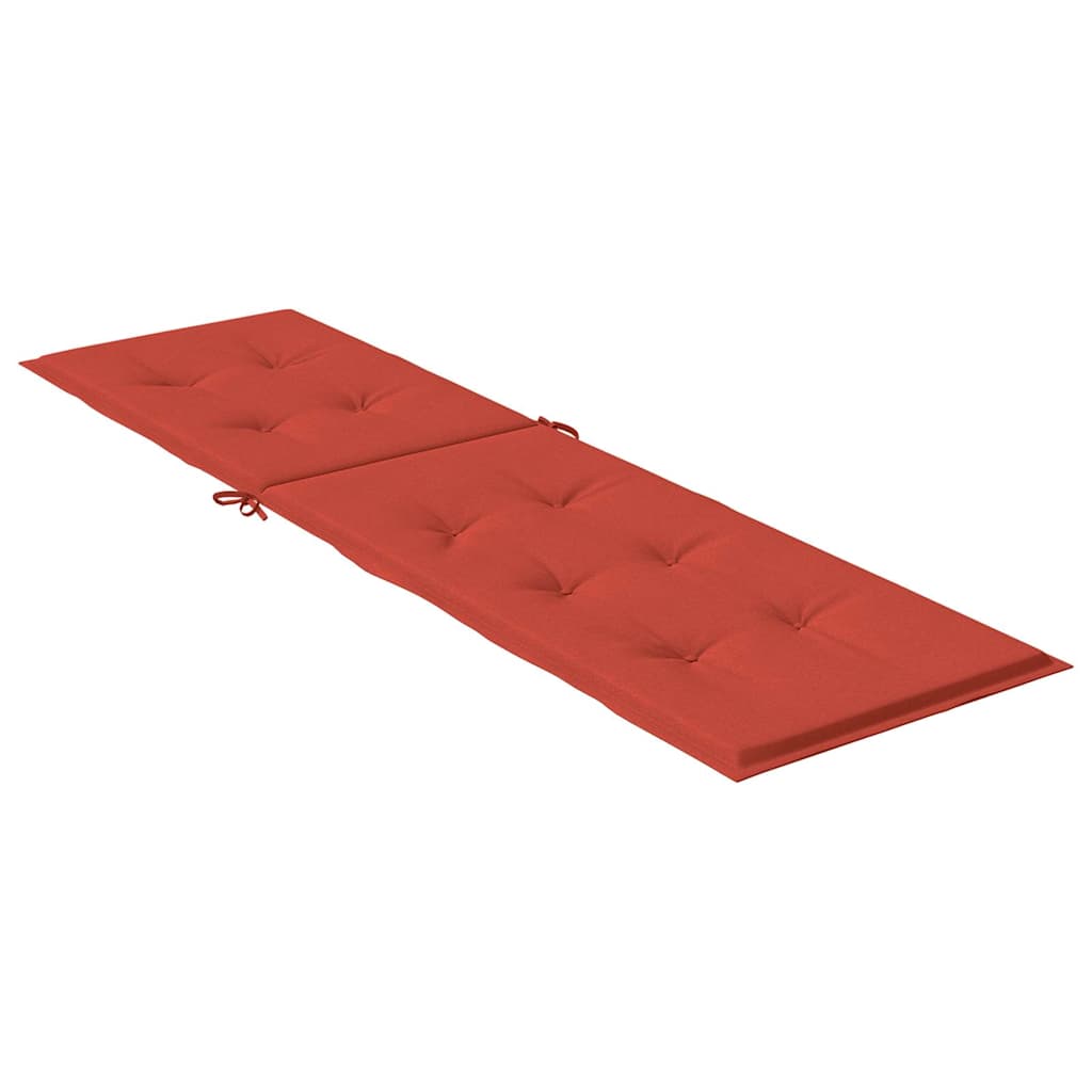 vidaXL Pernă de șezlong, melanj roșu, (75+105) x 50 x 4 cm textil vidaXL Pernă de șezlong, melanj roșu, (75+105) x 50 x 4 cm textil