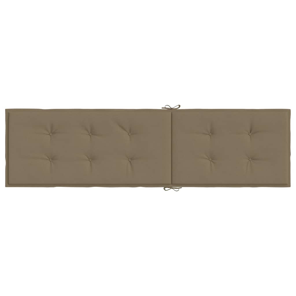 vidaXL Pernă de șezlong, melanj gri taupe, (75+105) x 50 x 4 cm textil vidaXL Pernă de șezlong, melanj gri taupe, (75+105) x 50 x 4 cm textil