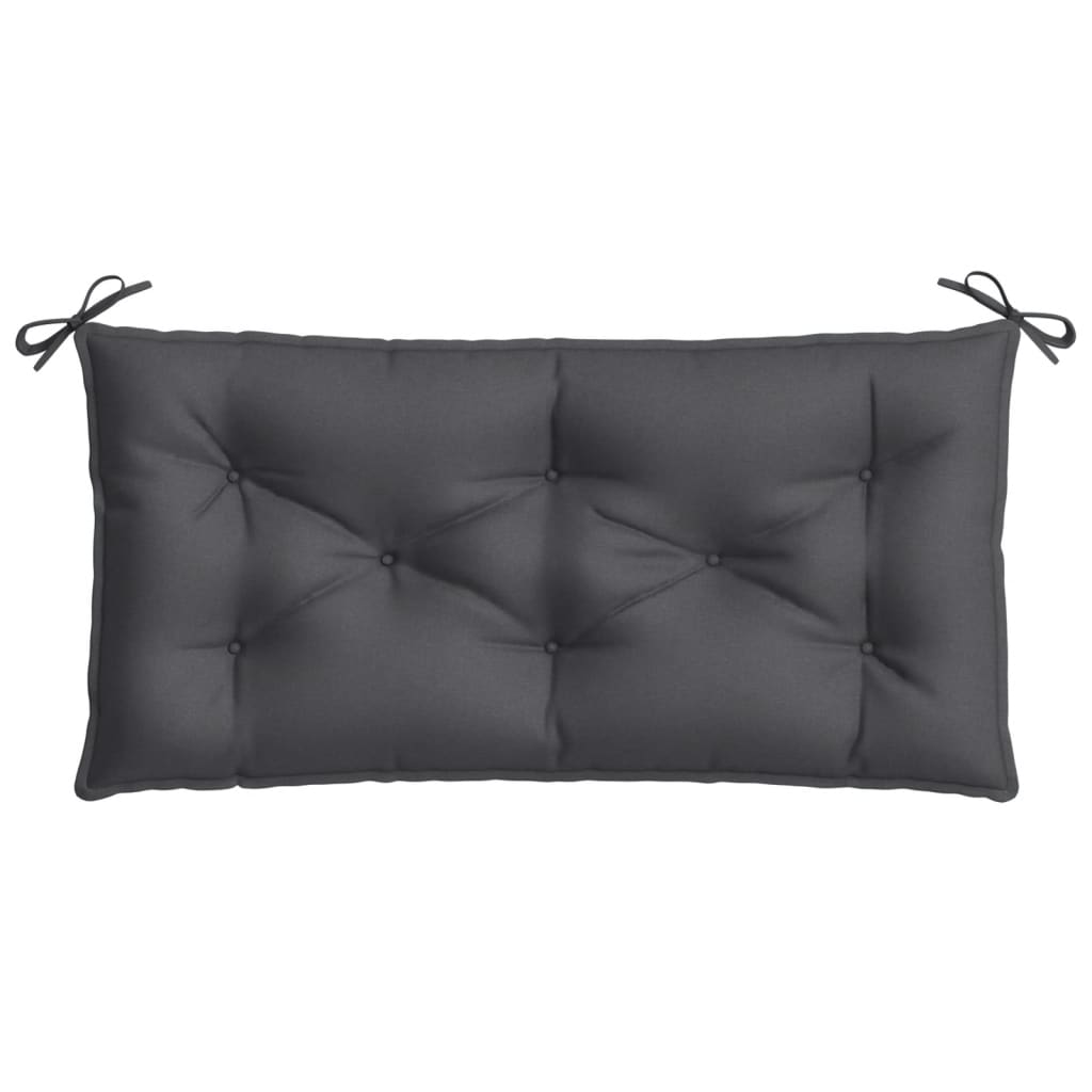 vidaXL Pernă bancă de grădină, melanj antracit 100x50x7 cm textil vidaXL Pernă bancă de grădină, melanj antracit 100x50x7 cm textil