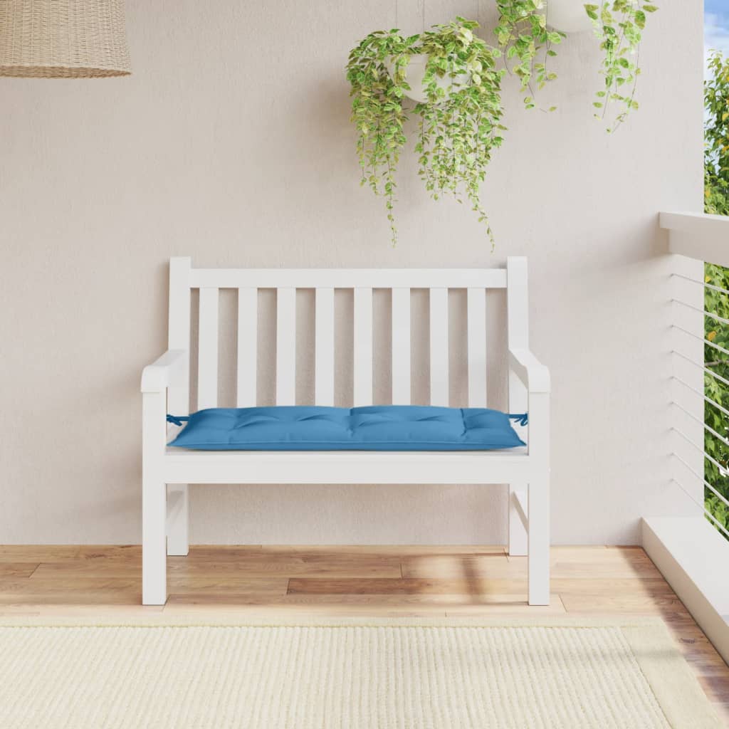 vidaXL Pernă bancă de grădină, melanj albastru, 100x50x7 cm, textil vidaXL Pernă bancă de grădină, melanj albastru, 100x50x7 cm, textil