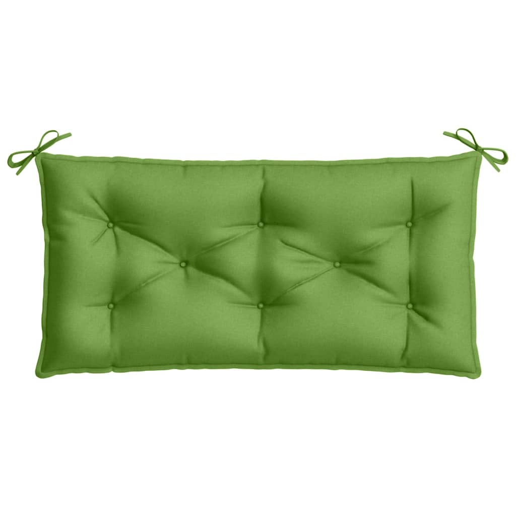 vidaXL Pernă bancă de grădină melanj verde, 100x50x7 cm, textil