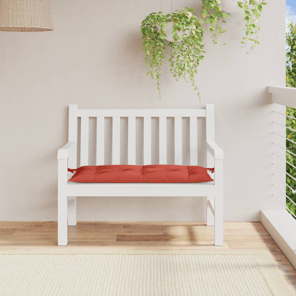 vidaXL Pernă bancă de grădină, melanj roșu, 100x50x7 cm, textil vidaXL Pernă bancă de grădină, melanj roșu, 100x50x7 cm, textil
