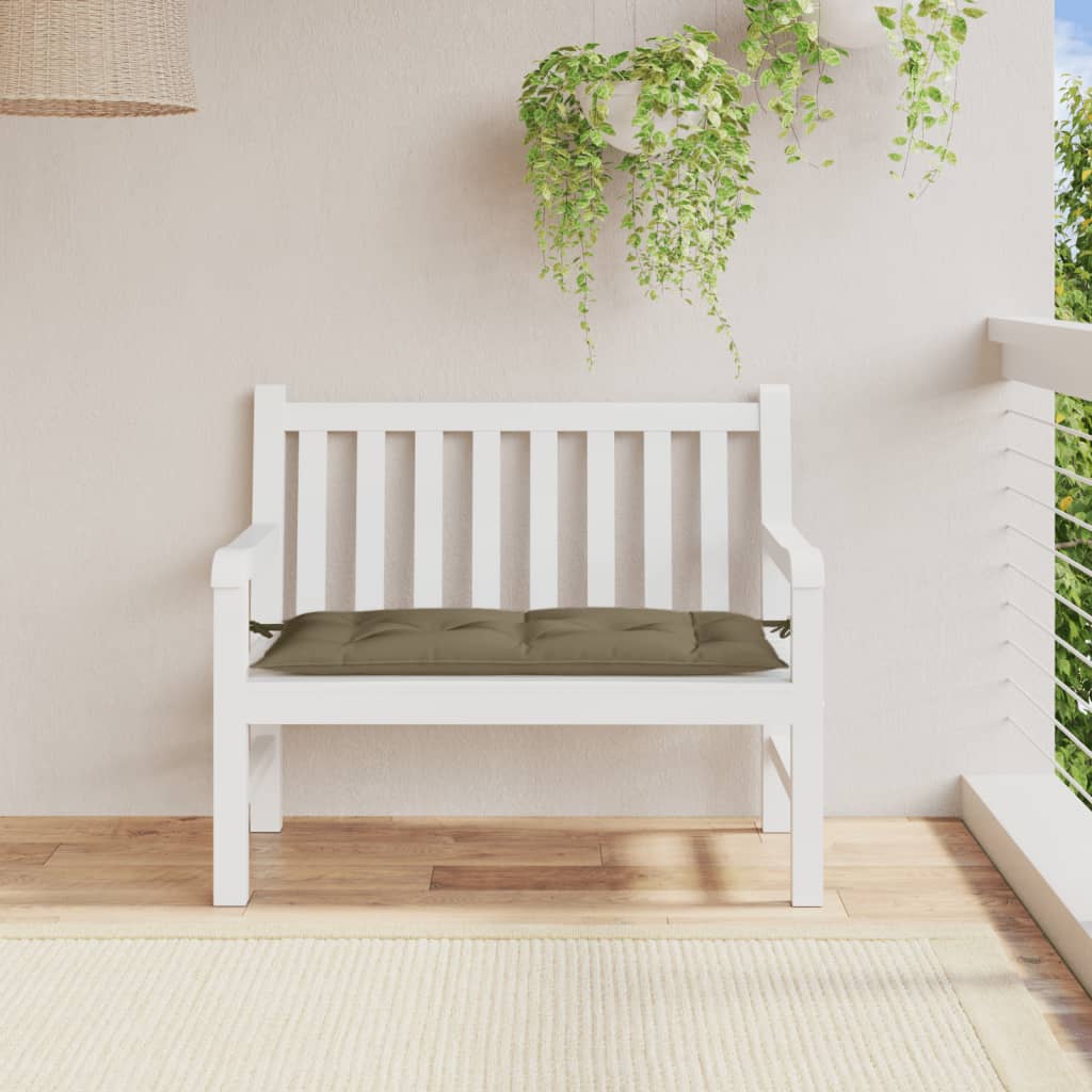 vidaXL Pernă bancă de grădină, melanj gri taupe, 100x50x7 cm, textil vidaXL Pernă bancă de grădină, melanj gri taupe, 100x50x7 cm, textil
