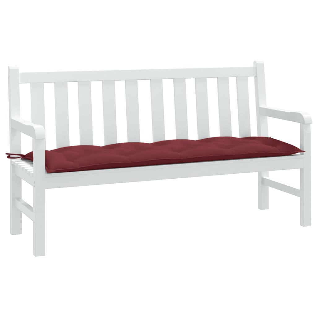 vidaXL Pernă bancă de grădină, melanj roșu vin, 150x50x7 cm, textil vidaXL Pernă bancă de grădină, melanj roșu vin, 150x50x7 cm, textil