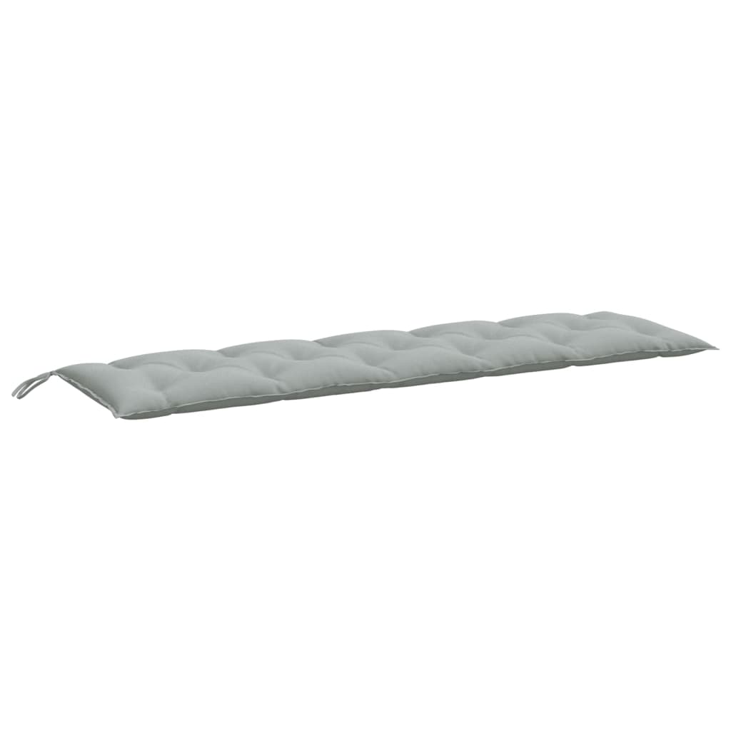 vidaXL Pernă bancă de grădină, melanj gri deschis, 180x50x7 cm, textil