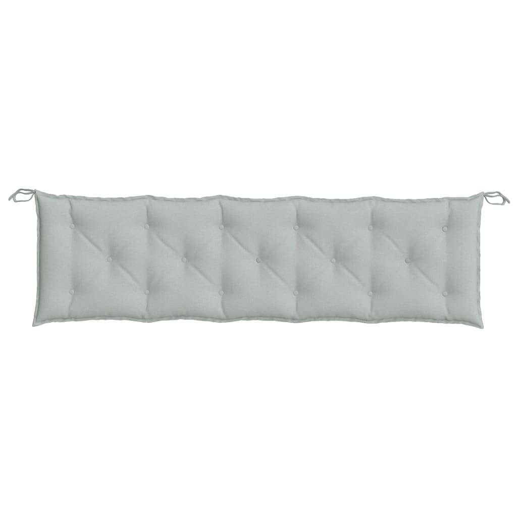 vidaXL Pernă bancă de grădină, melanj gri deschis, 180x50x7 cm, textil