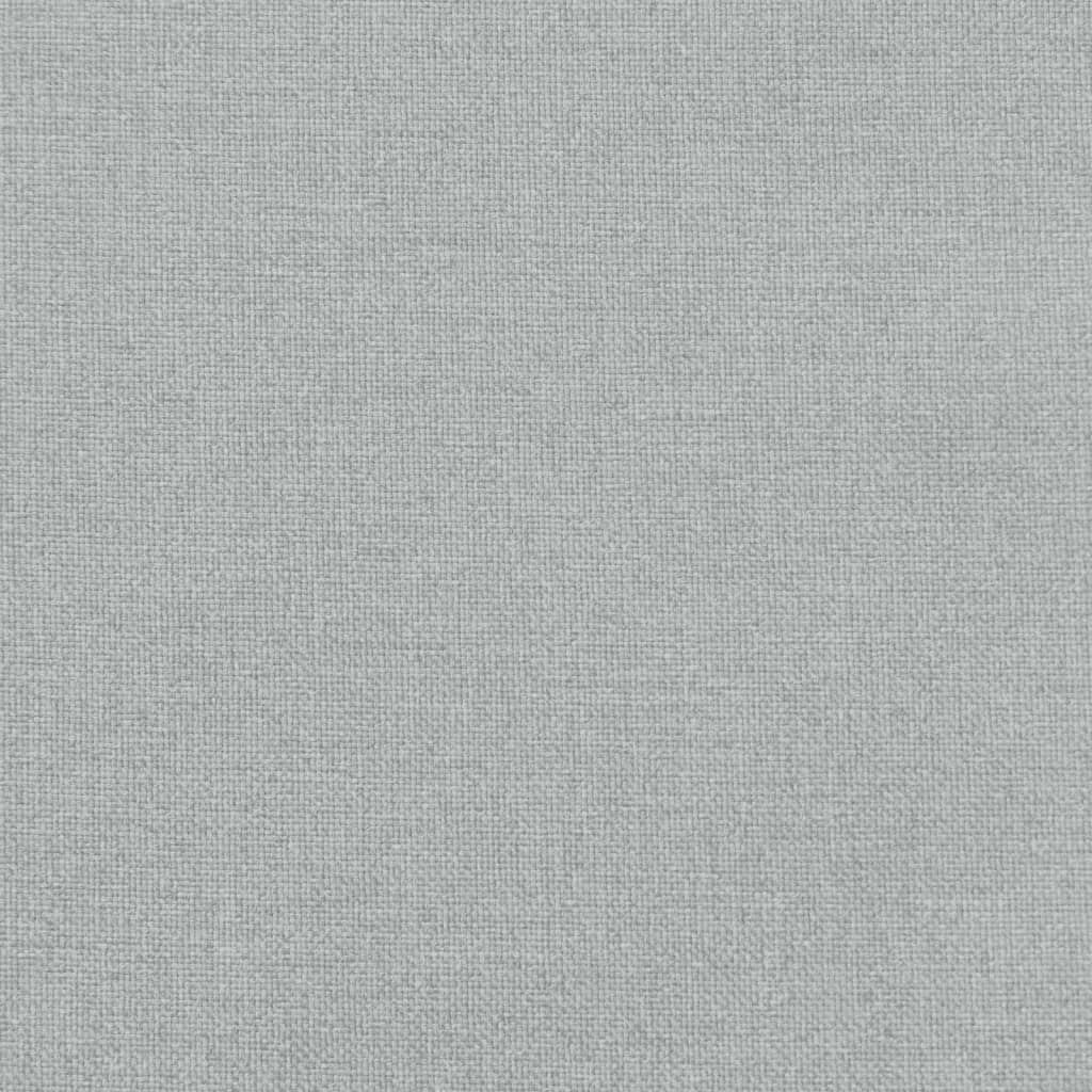 vidaXL Pernă bancă de grădină, melanj gri deschis, 180x50x7 cm, textil