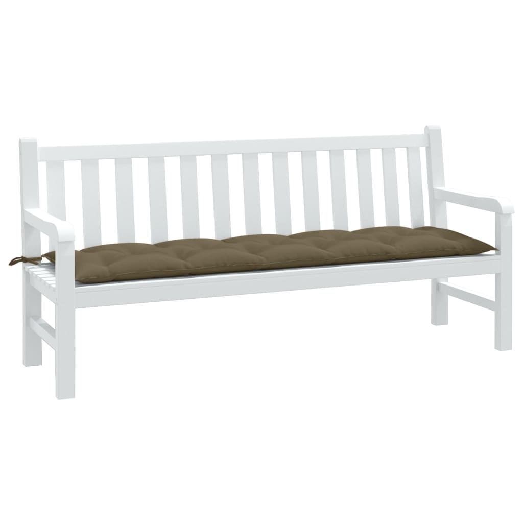 vidaXL Pernă bancă de grădină, melanj taupe, 180x50x7 cm, textil vidaXL Pernă bancă de grădină, melanj taupe, 180x50x7 cm, textil