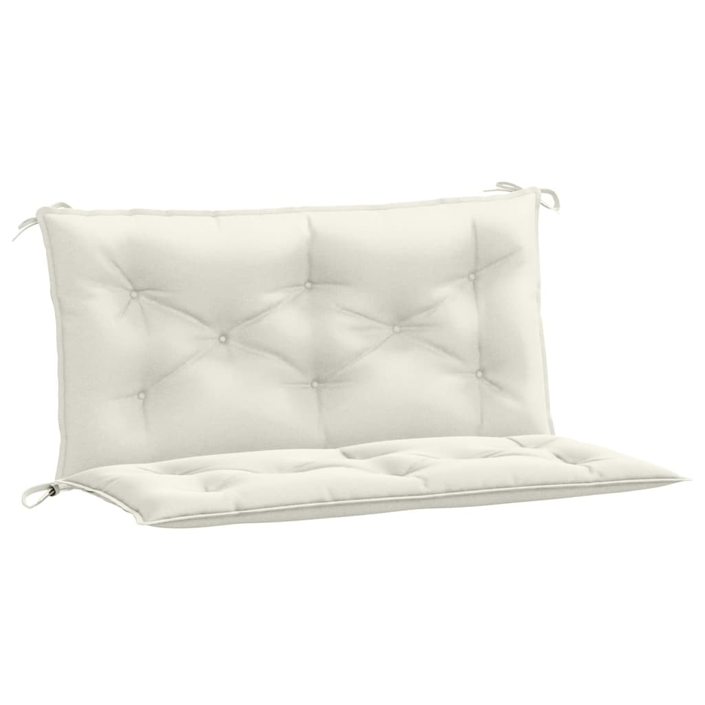 vidaXL Pernă bancă de grădină, 2db, melanj crem, 100x50x7 cm, textil vidaXL Pernă bancă de grădină, 2db, melanj crem, 100x50x7 cm, textil