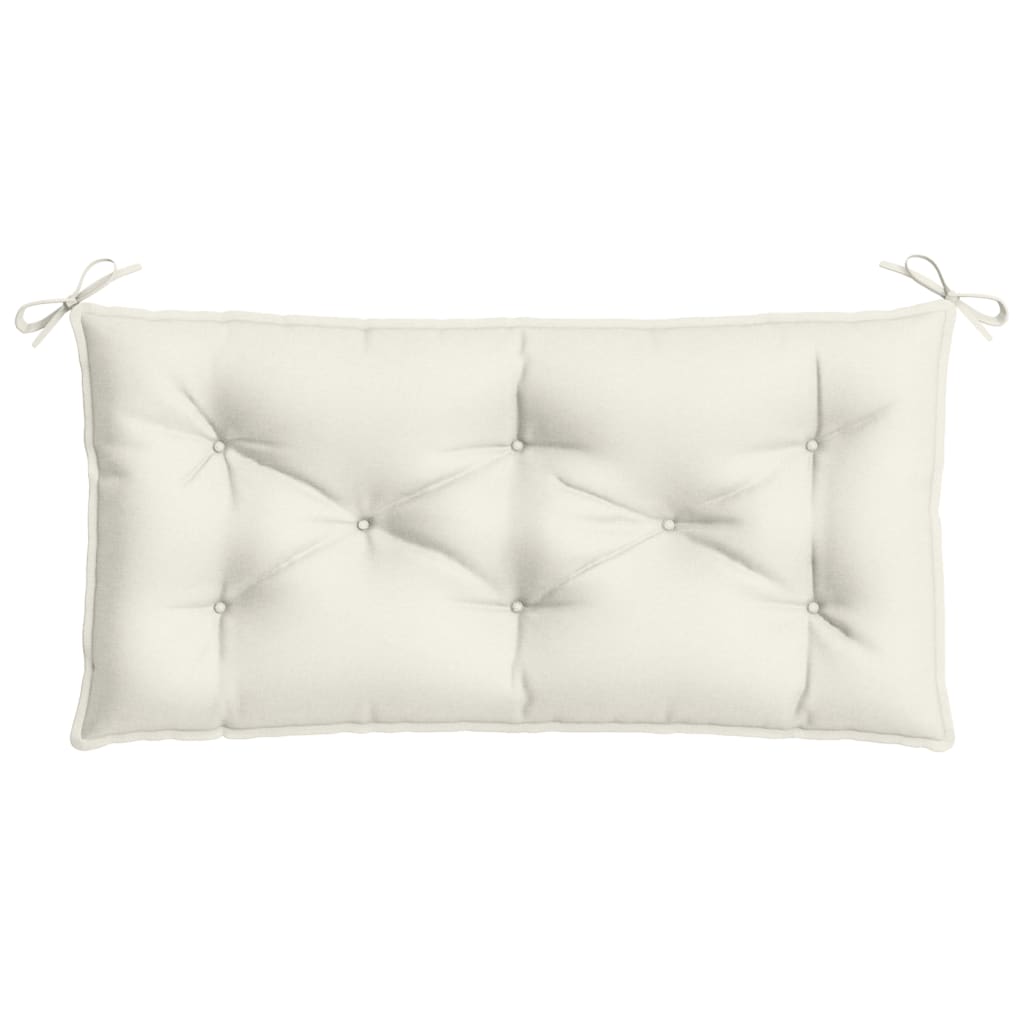 vidaXL Pernă bancă de grădină, 2db, melanj crem, 100x50x7 cm, textil vidaXL Pernă bancă de grădină, 2db, melanj crem, 100x50x7 cm, textil