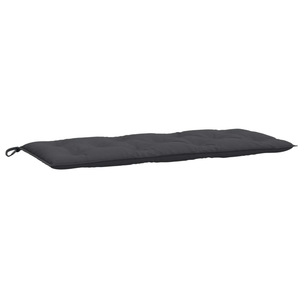 vidaXL Pernă bancă de grădină 2 buc melanj antracit 120x50x7 cm textil