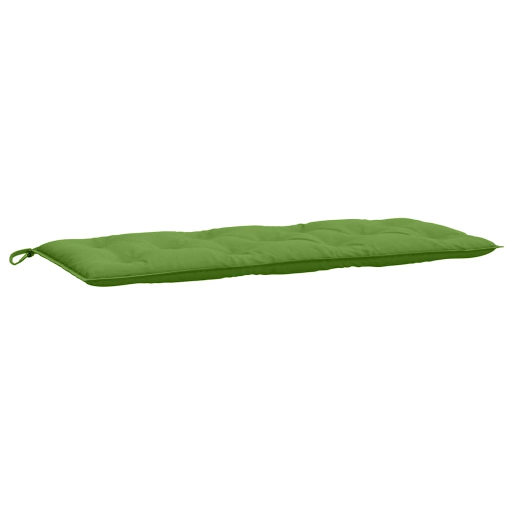 vidaXL Pernă bancă de grădină, 2 buc. melanj verde, 120x50x7 cm textil