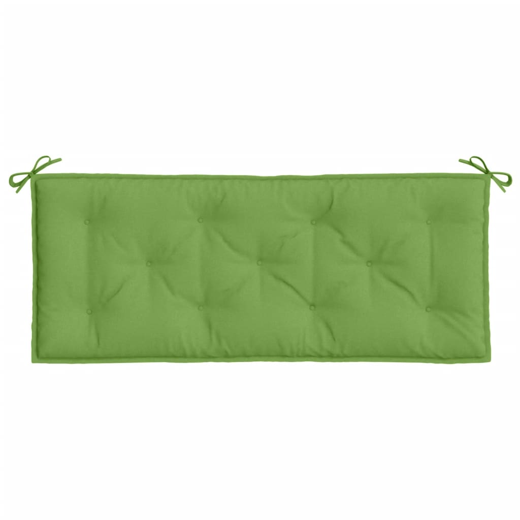 vidaXL Pernă bancă de grădină, 2 buc. melanj verde, 120x50x7 cm textil
