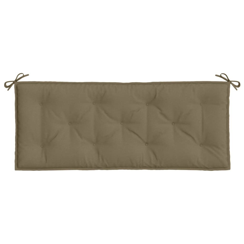 vidaXL Pernă bancă de grădină 2 buc melanj gri taupe 120x50x7cm textil