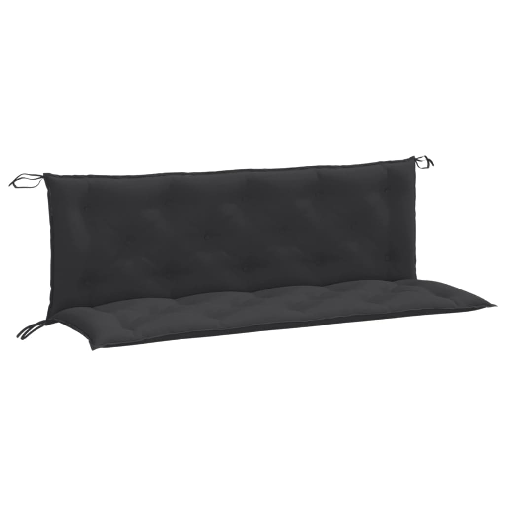 vidaXL Pernă bancă de grădină 2 buc melanj antracit 150x50x7 cm textil vidaXL Pernă bancă de grădină 2 buc melanj antracit 150x50x7 cm textil