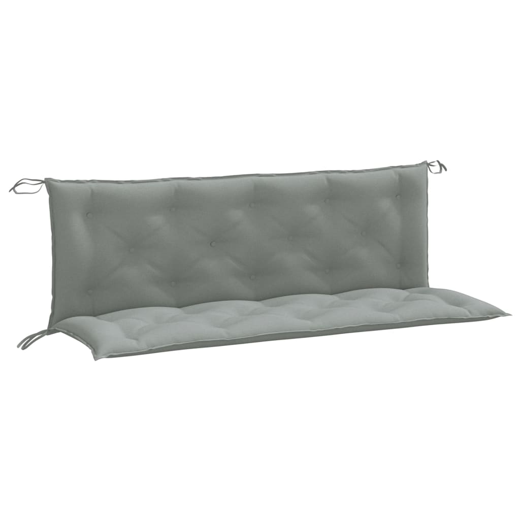 vidaXL Pernă bancă de grădină 2db melanj gri deschis 150x50x7cm textil vidaXL Pernă bancă de grădină 2db melanj gri deschis 150x50x7cm textil