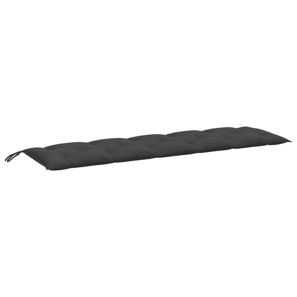 vidaXL Pernă bancă de grădină 2 buc melanj antracit 180x50x7 cm textil vidaXL Pernă bancă de grădină 2 buc melanj antracit 180x50x7 cm textil
