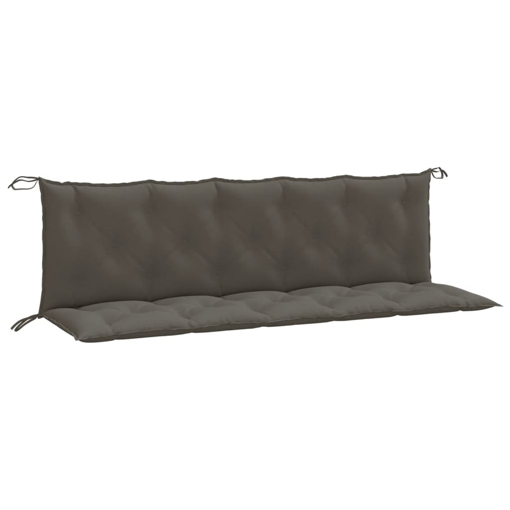 vidaXL Pernă bancă de grădină 2buc melanj gri închis 180x50x7cm textil vidaXL Pernă bancă de grădină 2buc melanj gri închis 180x50x7cm textil