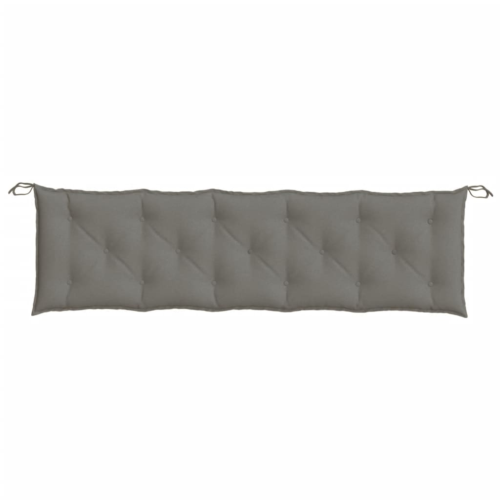 vidaXL Pernă bancă de grădină 2buc melanj gri închis 180x50x7cm textil vidaXL Pernă bancă de grădină 2buc melanj gri închis 180x50x7cm textil