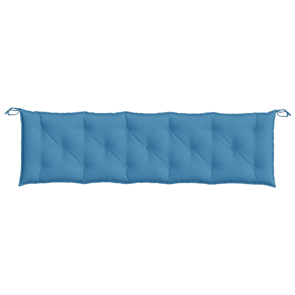 vidaXL Pernă bancă de grădină 2 buc melanj albastru 180x50x7 cm textil vidaXL Pernă bancă de grădină 2 buc melanj albastru 180x50x7 cm textil