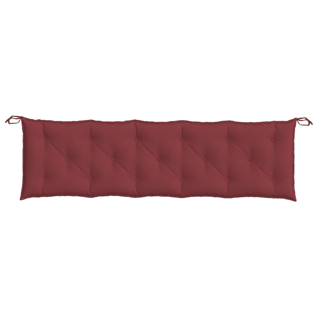 vidaXL Pernă bancă de grădină 2 buc melanj roșu vin 180x50x7 cm textil vidaXL Pernă bancă de grădină 2 buc melanj roșu vin 180x50x7 cm textil