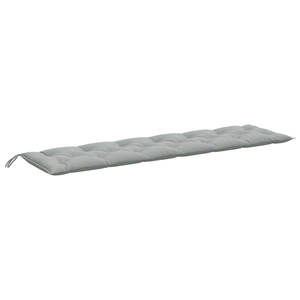 vidaXL Pernă bancă de grădină 2db melanj gri deschis 200x50x7cm textil vidaXL Pernă bancă de grădină 2db melanj gri deschis 200x50x7cm textil