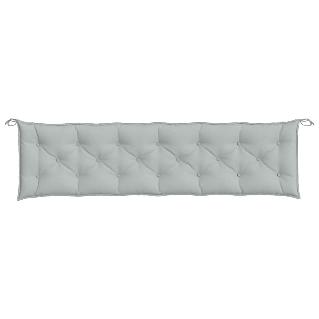 vidaXL Pernă bancă de grădină 2db melanj gri deschis 200x50x7cm textil vidaXL Pernă bancă de grădină 2db melanj gri deschis 200x50x7cm textil