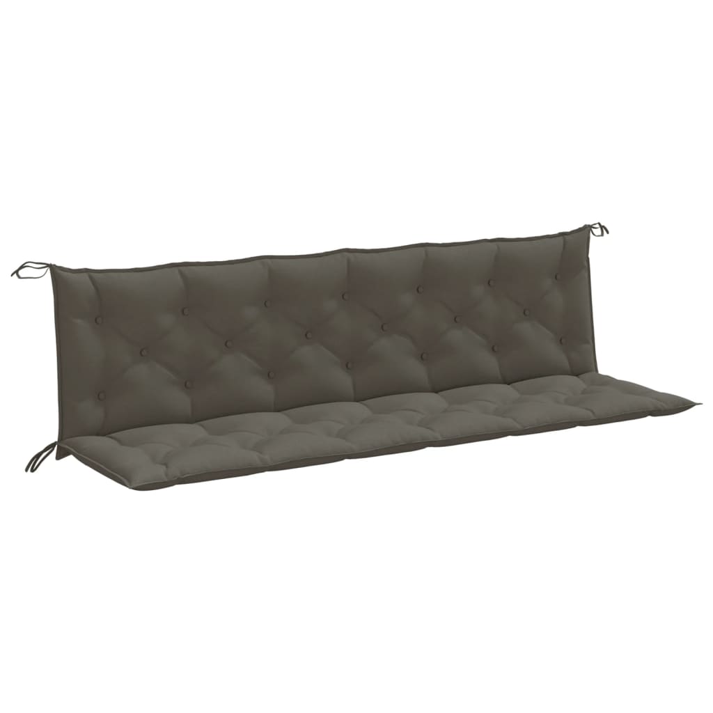 vidaXL Pernă bancă de grădină 2buc melanj gri închis 200x50x7cm textil vidaXL Pernă bancă de grădină 2buc melanj gri închis 200x50x7cm textil