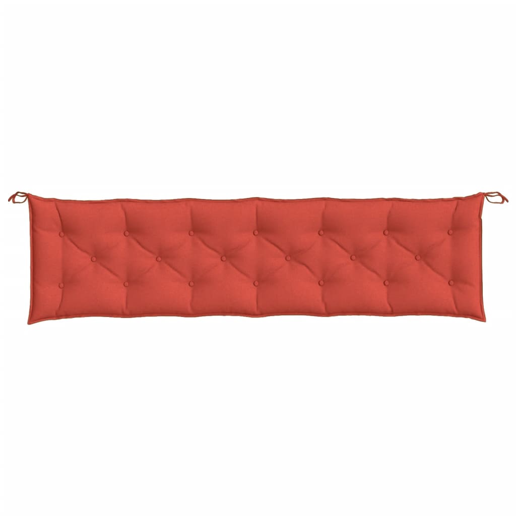 vidaXL Pernă bancă de grădină 2 buc melanj roșu vin 200x50x7 cm textil vidaXL Pernă bancă de grădină 2 buc melanj roșu vin 200x50x7 cm textil