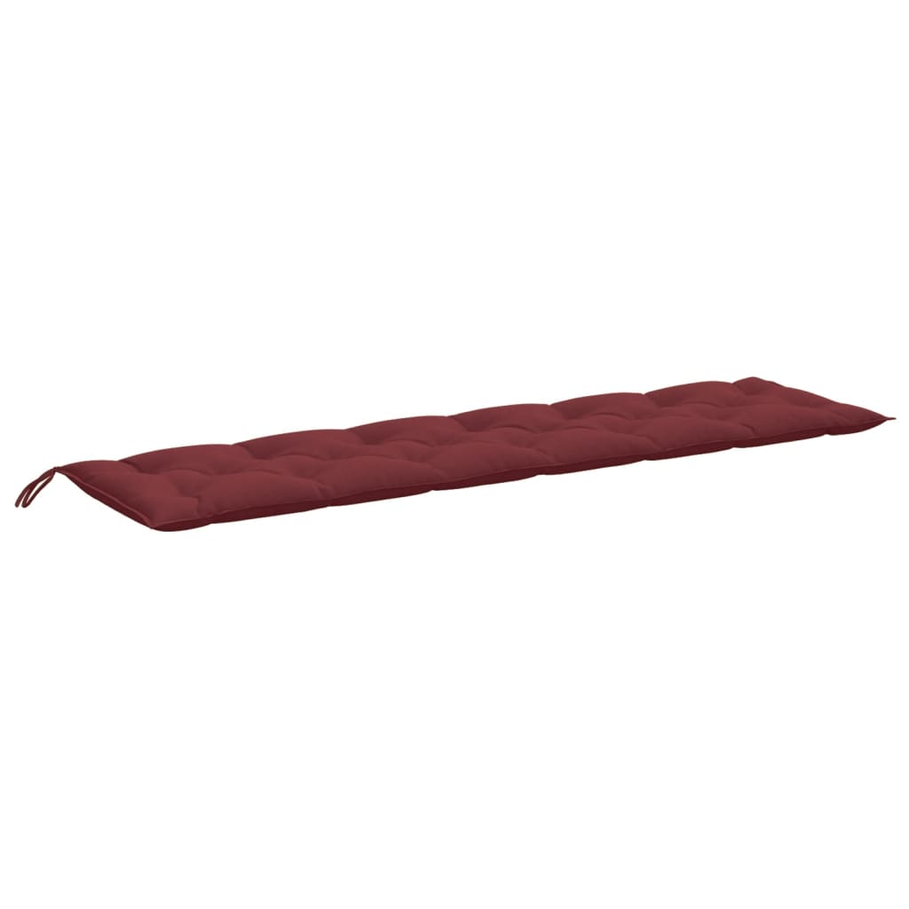 vidaXL Pernă bancă de grădină 2 buc melanj roșu vin 200x50x7 cm textil vidaXL Pernă bancă de grădină 2 buc melanj roșu vin 200x50x7 cm textil