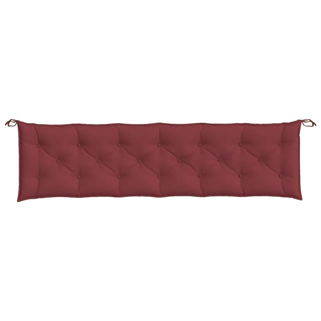 vidaXL Pernă bancă de grădină 2 buc melanj roșu vin 200x50x7 cm textil vidaXL Pernă bancă de grădină 2 buc melanj roșu vin 200x50x7 cm textil