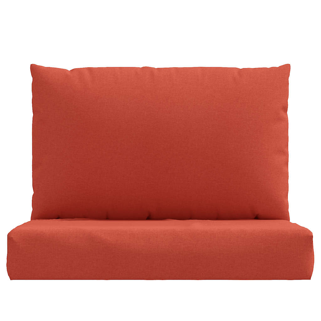 vidaXL Perne de paleți, 2 buc. melanj roșu, material textil
