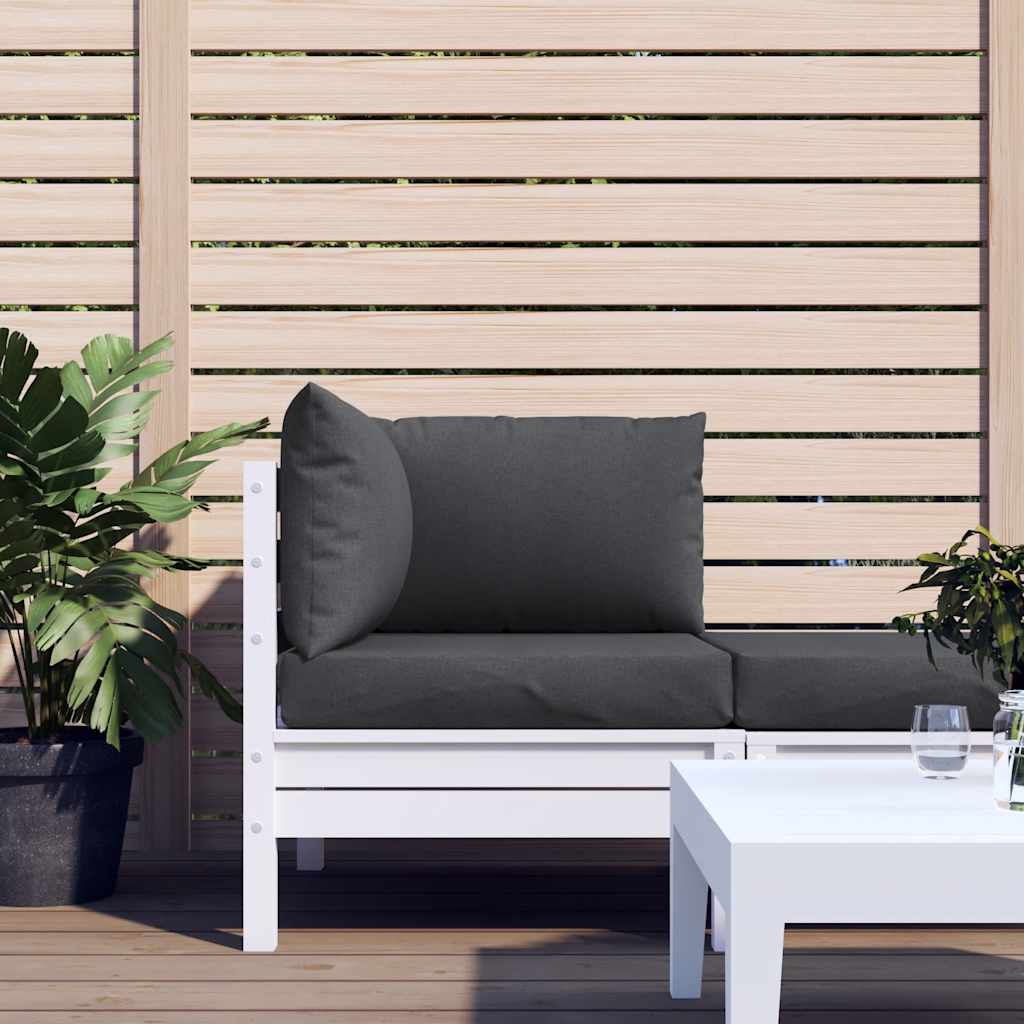 vidaXL Perne de paleți, 3 buc., melanj antracit, material textil