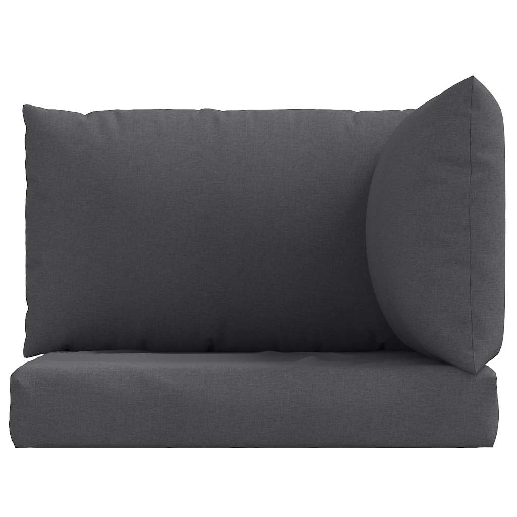 vidaXL Perne de paleți, 3 buc., melanj antracit, material textil