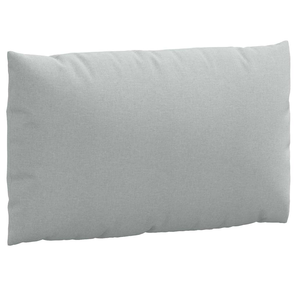 vidaXL Perne de paleți, 3 buc., melanj gri deschis, material textil