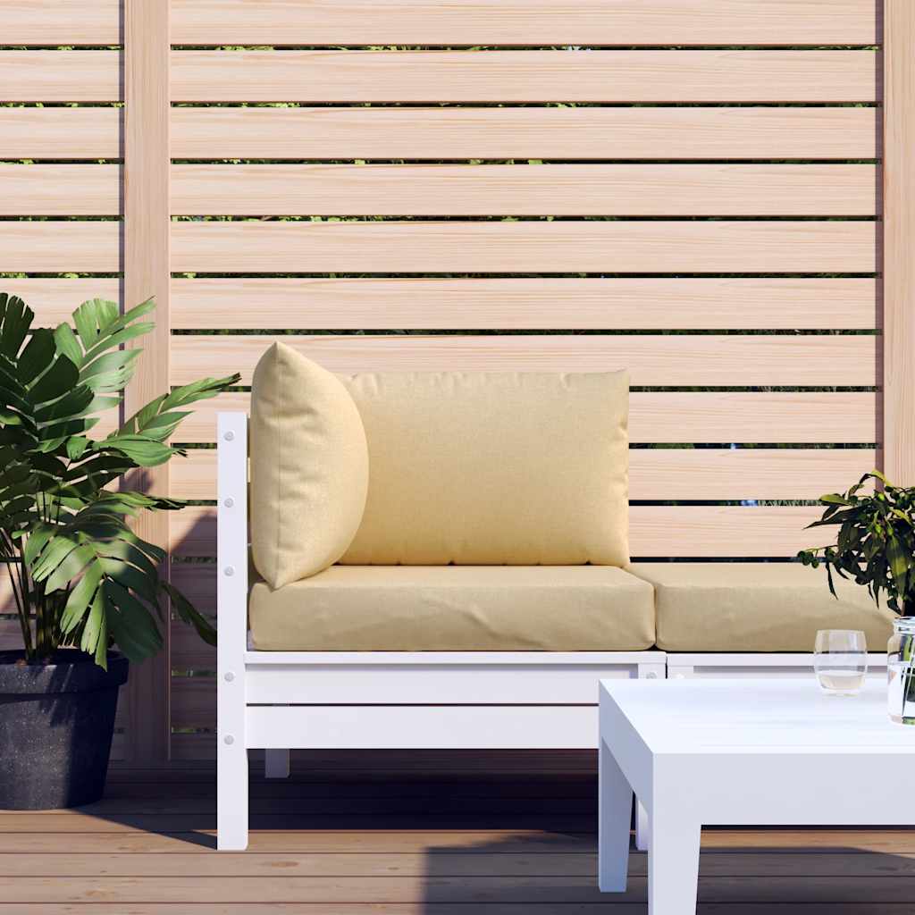 vidaXL Perne de paleți, 3 buc., melanj bej, material textil