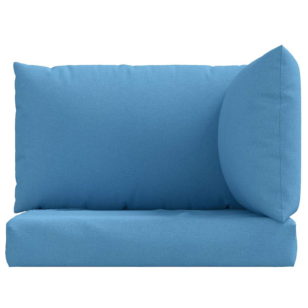 vidaXL Perne de paleți, 3 buc., melanj albastru regal, material textil
