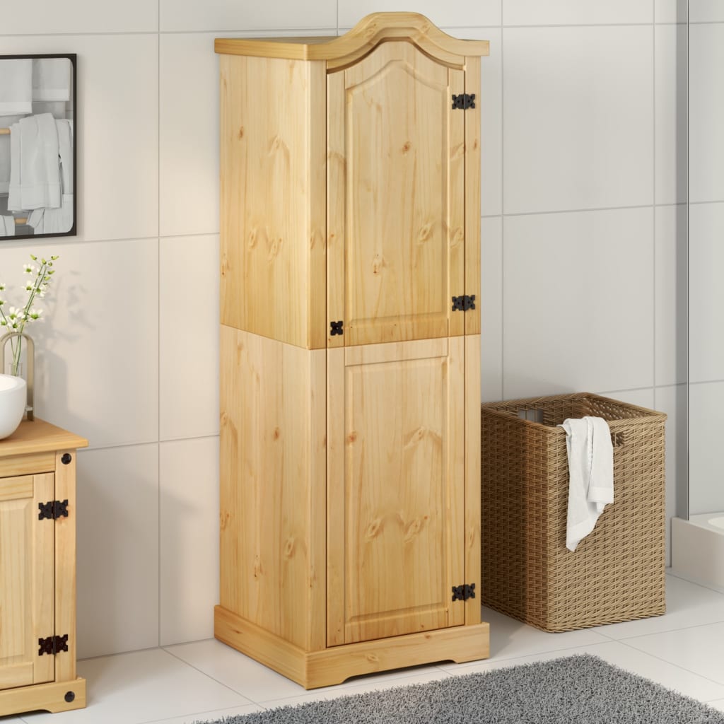 vidaXL Șifonier Corona, 55x52x170 cm, lemn masiv de pin vidaXL Șifonier Corona, 55x52x170 cm, lemn masiv de pin