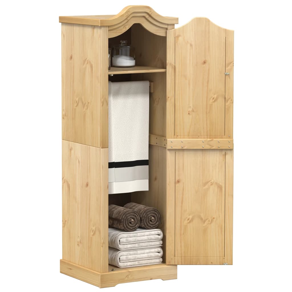 vidaXL Șifonier Corona, 55x52x170 cm, lemn masiv de pin vidaXL Șifonier Corona, 55x52x170 cm, lemn masiv de pin