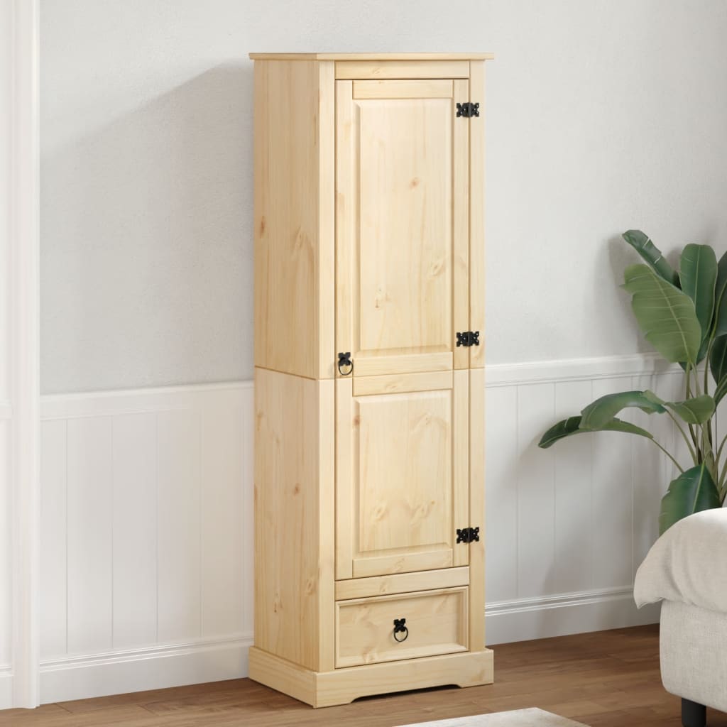 vidaXL Șifonier Corona, 55x38x170 cm, lemn masiv de pin vidaXL Șifonier Corona, 55x38x170 cm, lemn masiv de pin